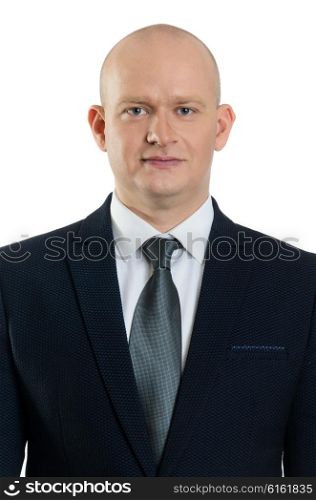 business man portrait. middle ages caucasian business man portrait