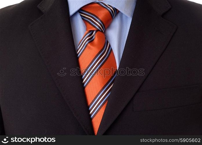 Business man Suit isolated on white background