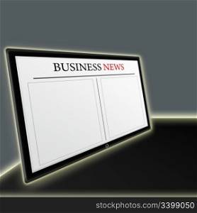 business news on tablet pc