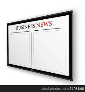 business news on tablet pc