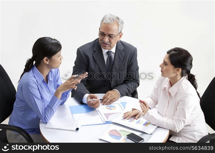 Business people have a meeting