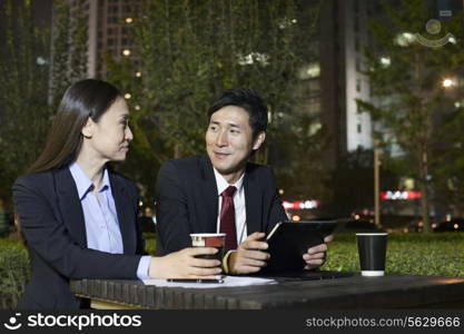 Business People Having Coffee