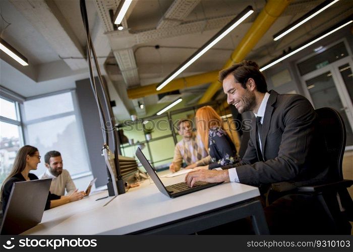Business people having meeting in an office