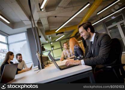 Business people having meeting in an office