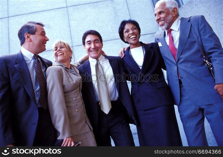 Business People In a Happy Group