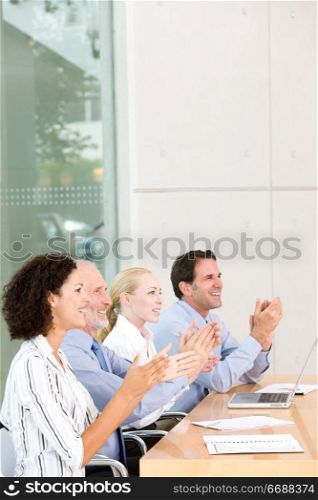 business people in a meeting