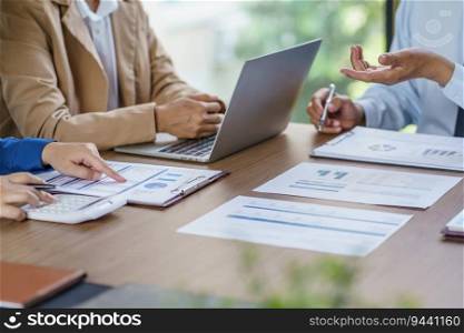 Business People Meeting Design Ideas professional investor working new start up project. businessman and businesswoman working together meeting concept