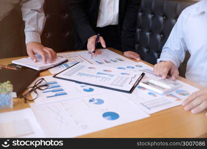 Business People Meeting Design Ideas professional investor working new start up project. Concept. business planning in office.