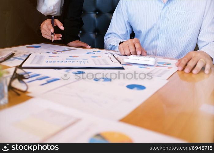 Business People Meeting Design Ideas professional investor working new start up project. Concept. business planning in office.