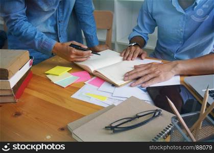 Business People Meeting Design Ideas professional investor working new start up project. Concept. business planning in office