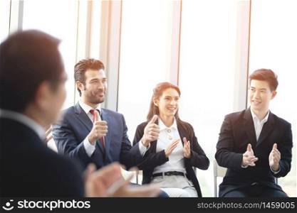 Business people meeting the marketing strategy planning