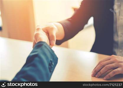 Business people shaking hands meeting colleagues Planning Strategy Analysis Concept