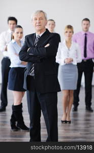 business people team at a meeting in a light and modern office environment.