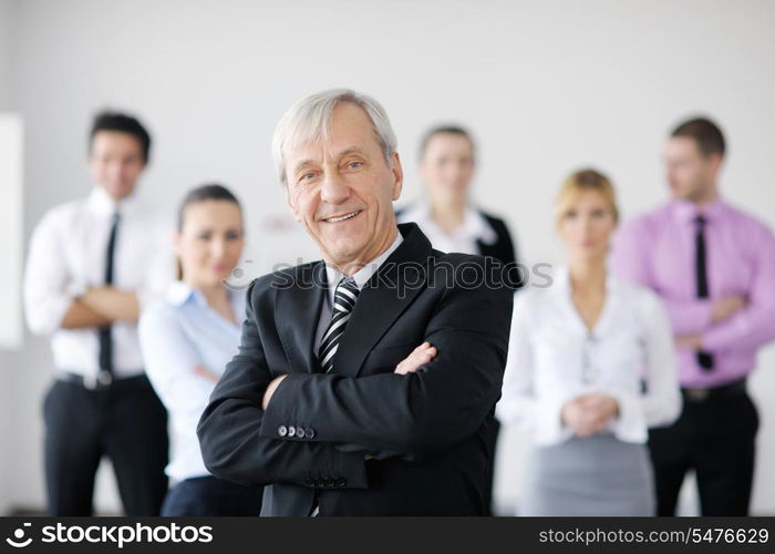 business people team at a meeting in a light and modern office environment.