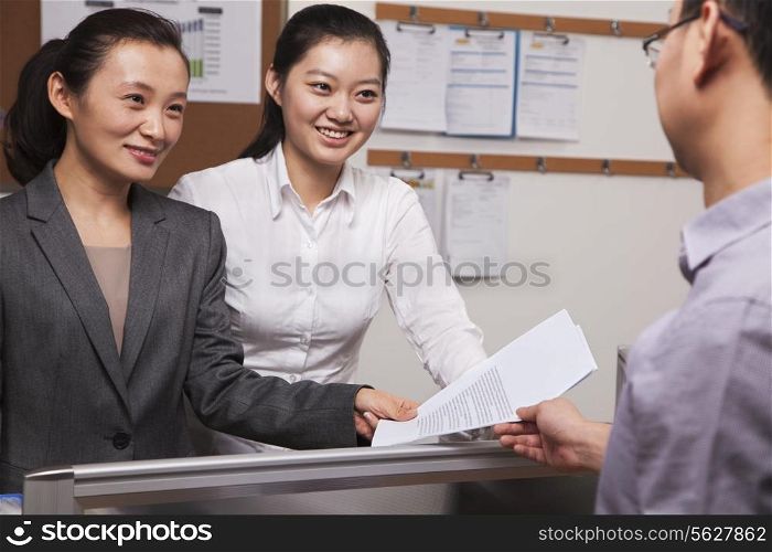 Business people working in the office