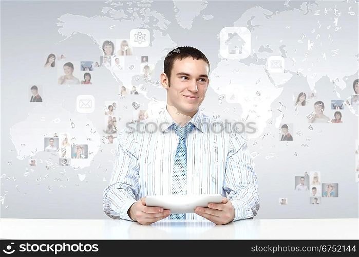 Business person and finance related background