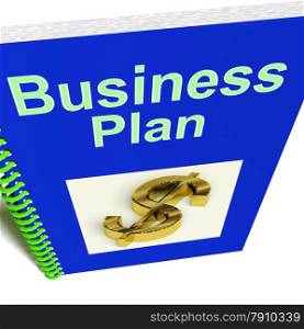 Business Plan Shows Management Strategy. Business Plan Showing Management Strategy