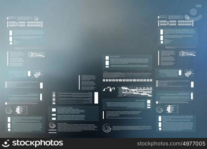 Business strategy. Background conceptual image with business sketches and diagrams