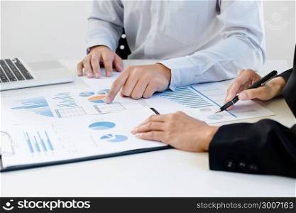 Business team analysis data document