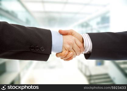 Business team hand shake at the office&#xA;