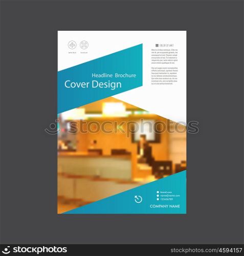 Business templates for brochure, magazine, flyer, booklet or annual report. Abstract color backdrop, blurred background.