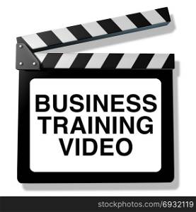 Business training video and employee instruction course as a 3D illustration skills training and instructional program.