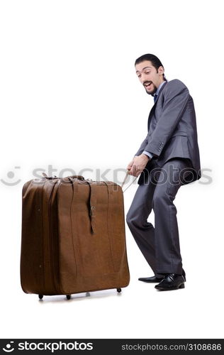 Business travel concept with businessman