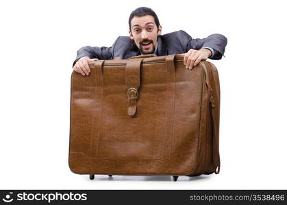 Business travel concept with businessman