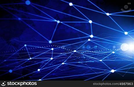 Business virtual panel. Business abstract image with high tech graphs and binary code