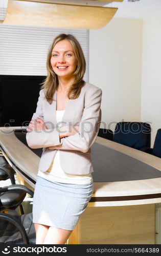 business woman in modern office