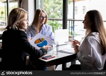 business women meeting work