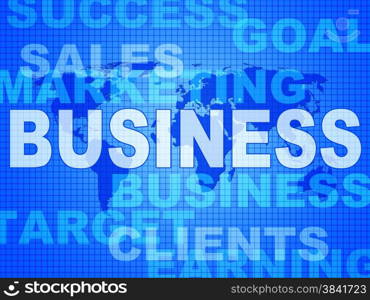 Business Words Meaning Selling Biz And Commercial