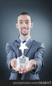 Businessman awarded with star award