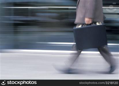 Businessman Carrying a Briefcase