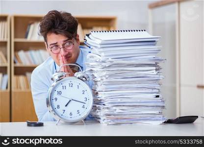Businessman failing to meet report deadlines