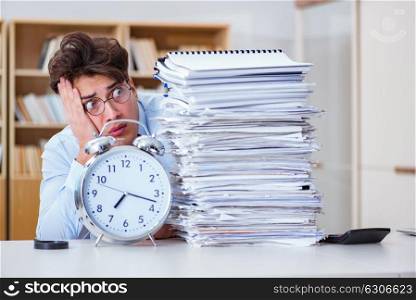 Businessman failing to meet report deadlines