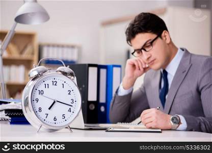 Businessman failing to meet the deadlines