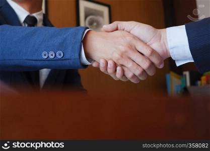 businessman handshake  consulting  agree deal
