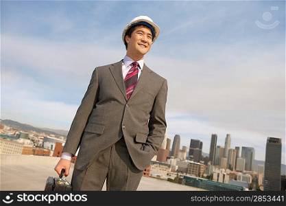 Businessman in a Hard Hat