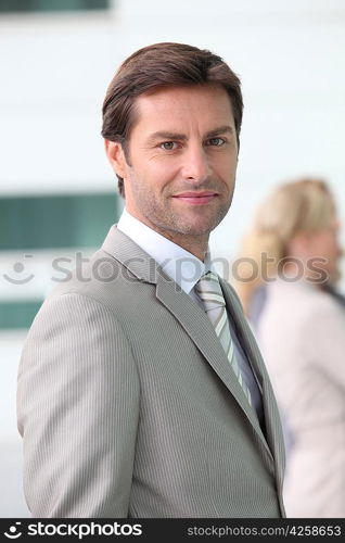 Businessman in a suit