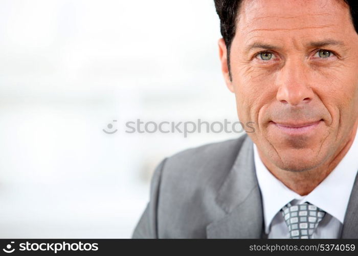 businessman in a suit