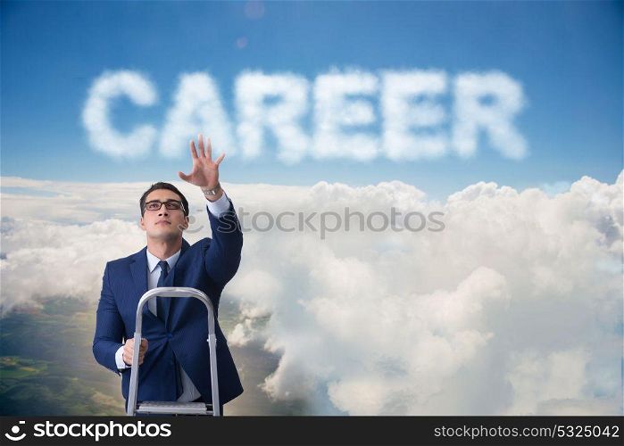 Businessman in career business concept