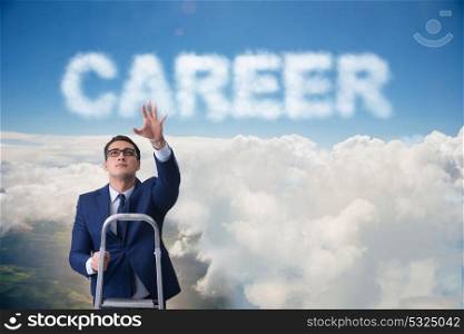 Businessman in career business concept