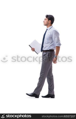Businessman isolated on white background