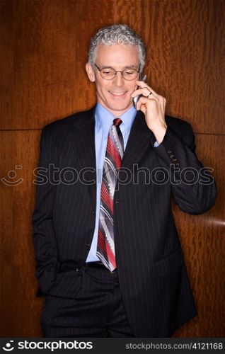 Businessman on Cellphone
