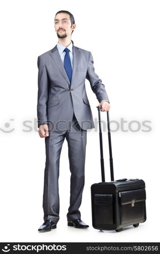 Businessman on his travel days