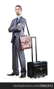 Businessman on his travel days