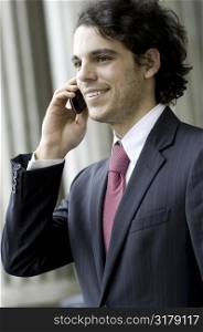 Businessman On Phone