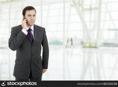 businessman on the phone at the office