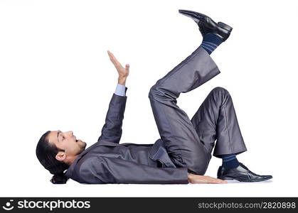 Businessman posing for conceptual photo